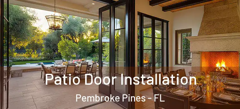  Patio Door Installation Pembroke Pines - FL