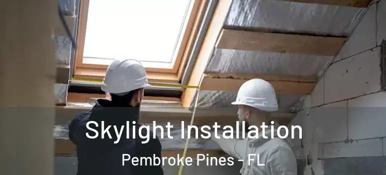  Skylight Installation Pembroke Pines - FL