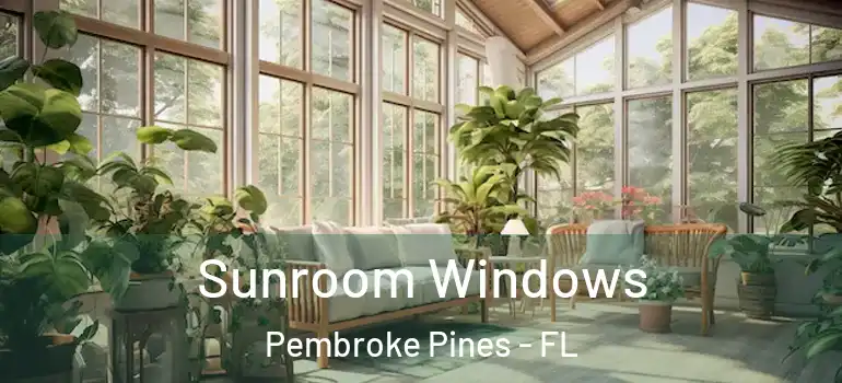 Sunroom Windows Pembroke Pines - FL