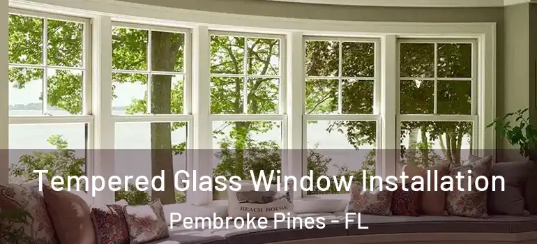  Tempered Glass Window Installation Pembroke Pines - FL