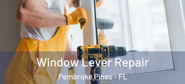  Window Lever Repair Pembroke Pines - FL